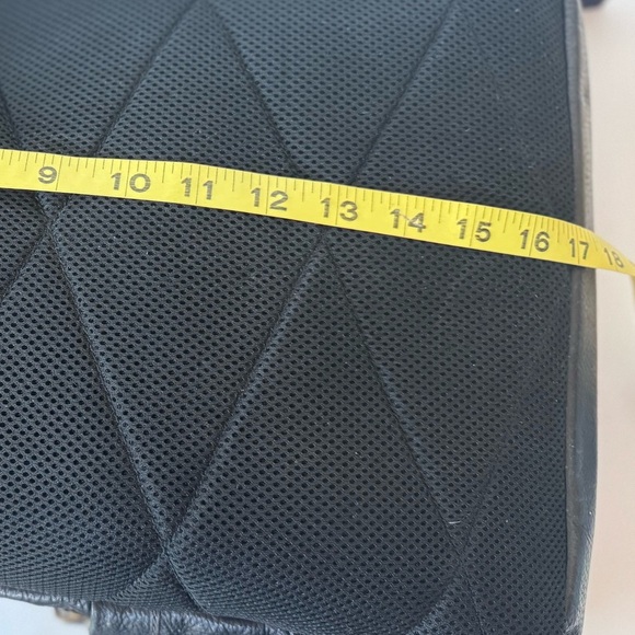 vintage fossil travis black leather backpack - Picture 10 of 10